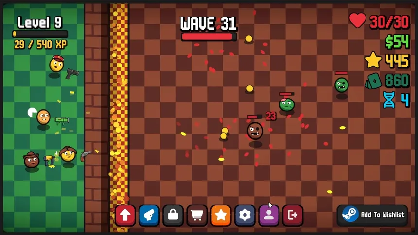 Скриншот 3 к игре Emojis vs Zombies