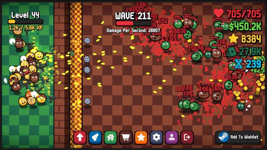 Скриншот 7 к игре Emojis vs Zombies