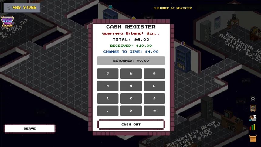 Скриншот 1 к игре VHS Store Tycoon