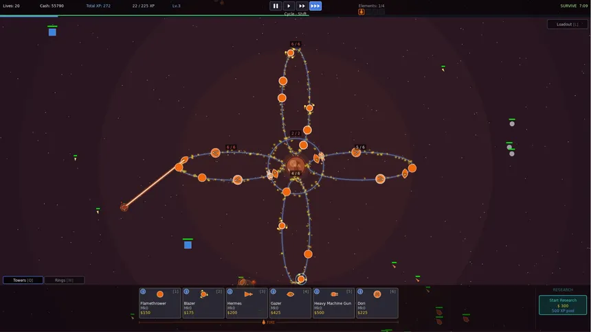 Скриншот 5 к игре Orbital Tower Defence