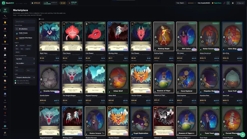 Скриншот 1 к игре DeckDEX - TCG Live Simulator