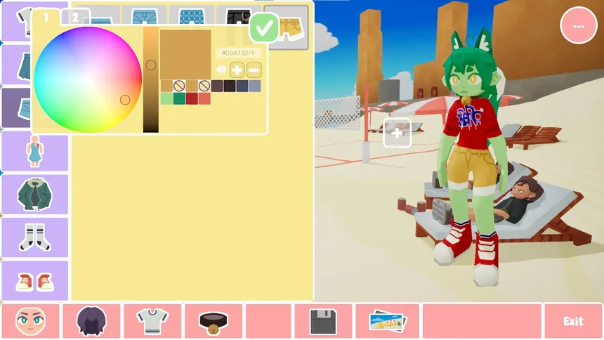 Скриншот 4 к игре 3D Cutie Character Creator