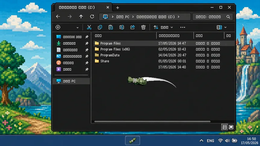 Скриншот 1 к игре Flashbang: Desktop Idle