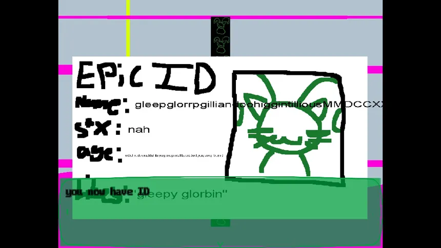 Скриншот 3 к игре the epic and amazing adventure of gleepglorrpgilliandoohiggintilliousMMDCCXXXIX the adventure where gleepglorrpgilliandoohiggintilliousMMDCCXXXIX lives and becomes king gleepglorrpgilliandoohiggintilliousMMDCCXXXIX