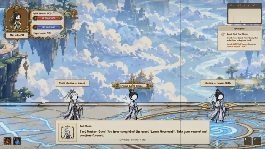 Скриншот 2 к игре Stickman Cultivating Immortality