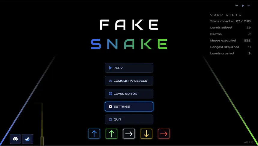 Скриншот 1 к игре Fake Snake