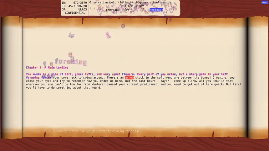 Скриншот 1 к игре To Type a Tale