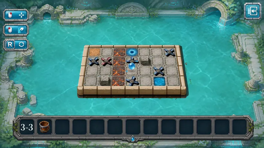 Скриншот 4 к игре 水灵逃生 - Water Spirit Escape