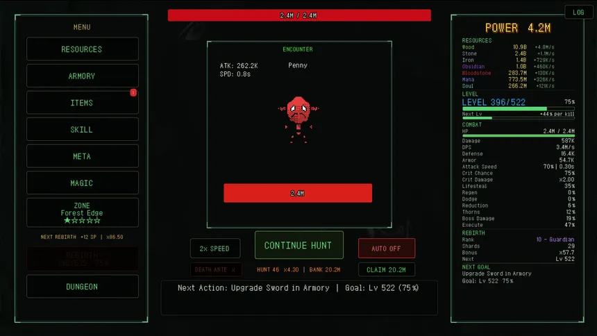 Скриншот 3 к игре Mors: Idle Reaper