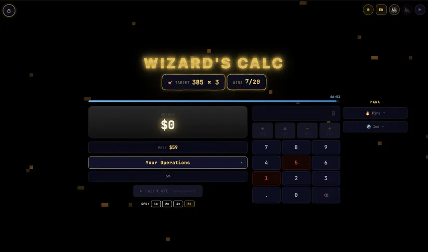 Скриншот 4 к игре Wizard's Calc