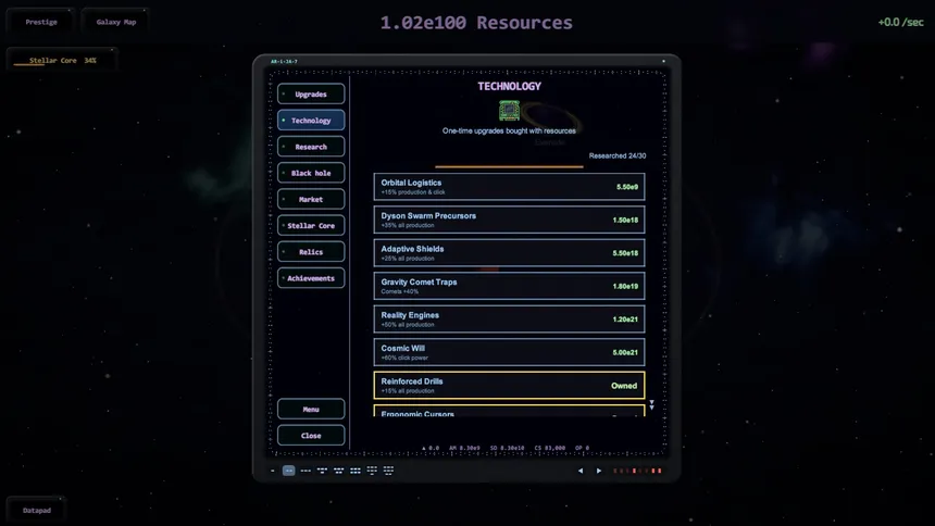Скриншот 8 к игре Space Civilization Clicker