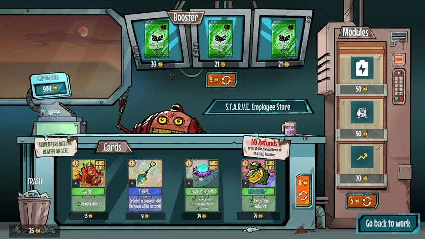 Скриншот 6 к игре S.T.A.R.V.E.: Farming Roguelike Deckbuilder