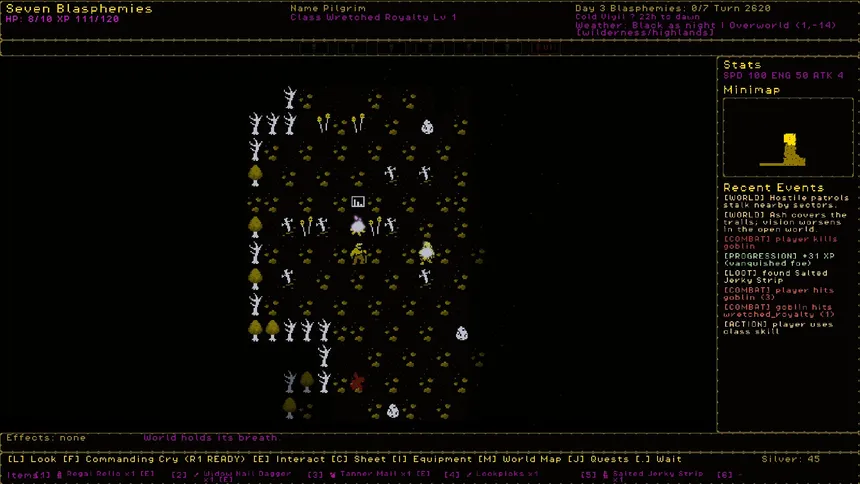 Скриншот 1 к игре Seven Blasphemies
