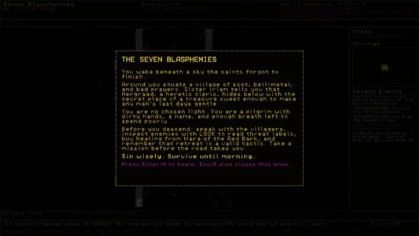 Скриншот 5 к игре Seven Blasphemies