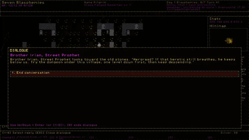 Скриншот 8 к игре Seven Blasphemies