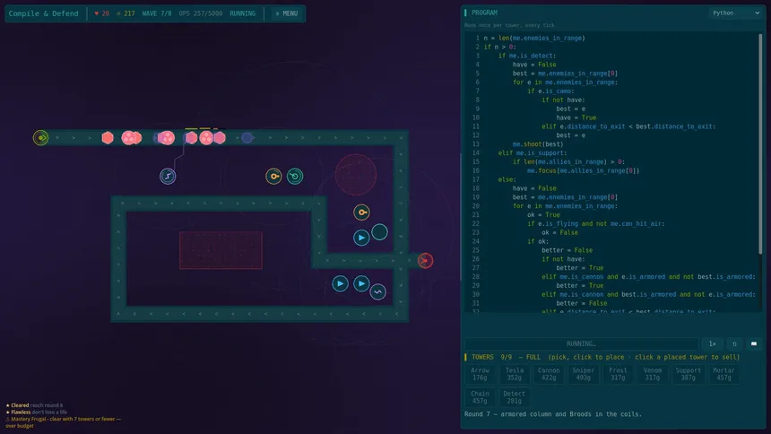 Скриншот 5 к игре Compile & Defend