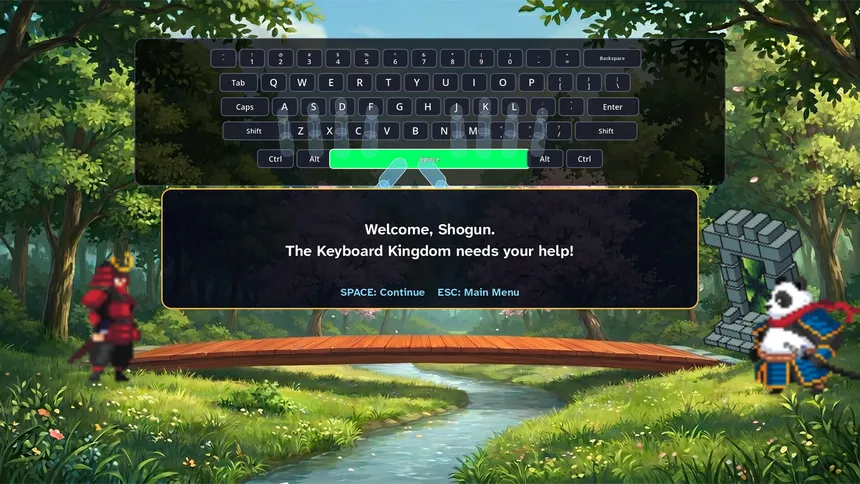 Скриншот 1 к игре Type Shogun