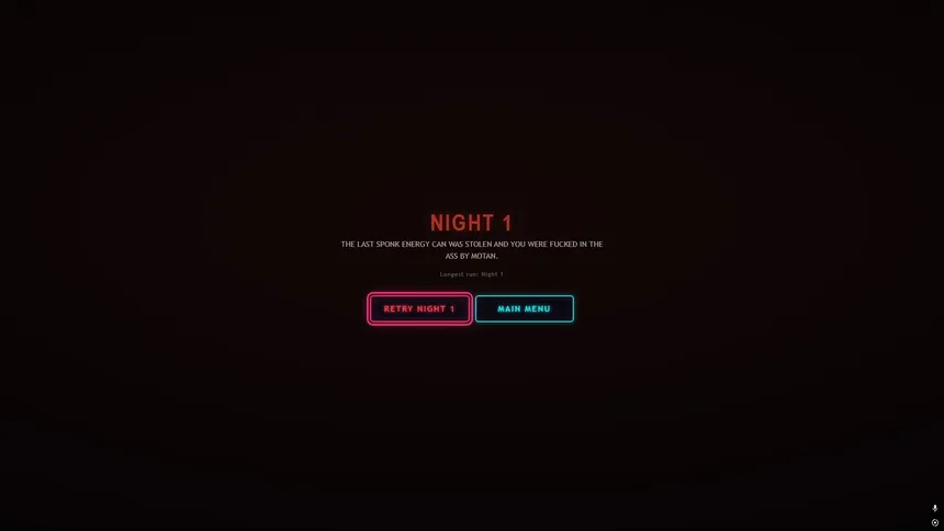 Скриншот 3 к игре No Final Night: Protect The Sponk Can