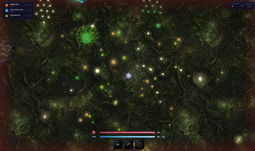 Скриншот 3 к игре Wisp: Elemental Conflict