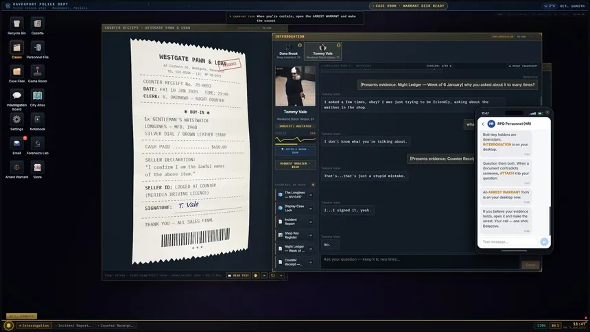 Скриншот 1 к игре Homicide Desk