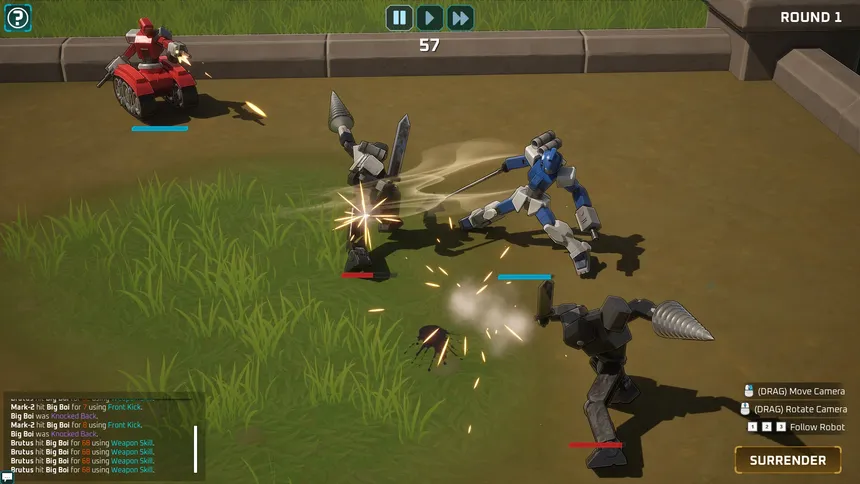 Скриншот 2 к игре Robo Fight