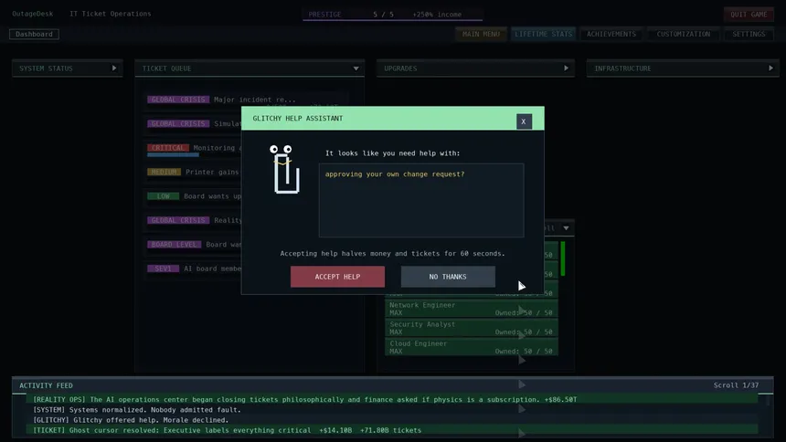 Скриншот 3 к игре IT Outage Desk