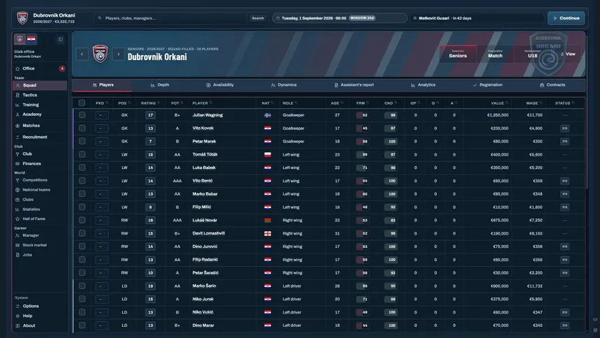 Скриншот 2 к игре Water Polo Manager 2026