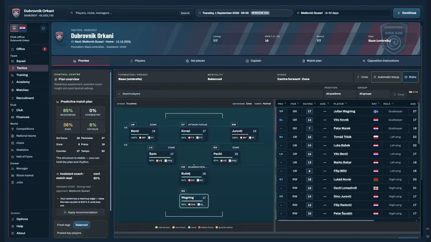Скриншот 3 к игре Water Polo Manager 2026