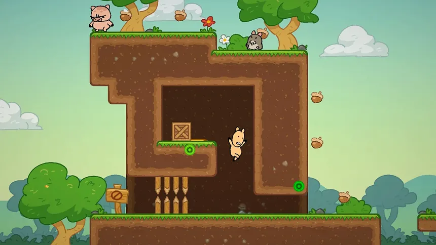 Скриншот 1 к игре Wacky! Deer & Munk Adventure