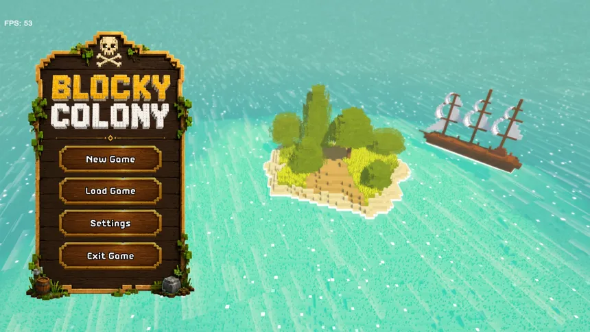 Скриншот 1 к игре Blocky Colony