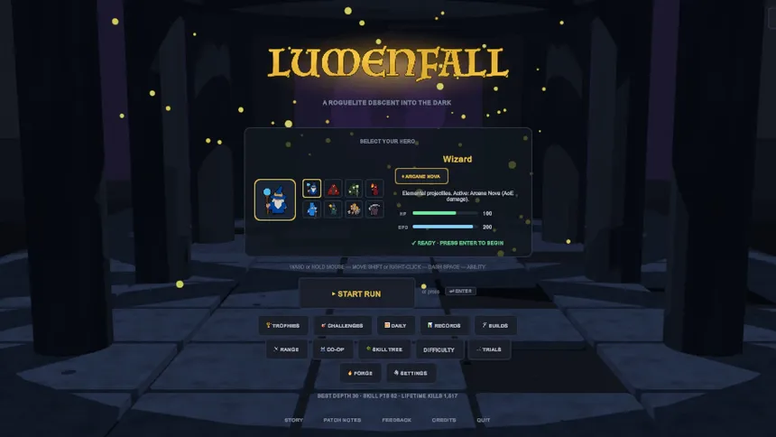 Скриншот 1 к игре Lumenfall