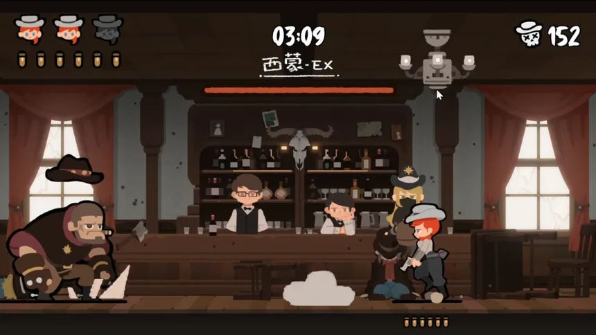 Скриншот 3 к игре 西部打打 Western Brawl