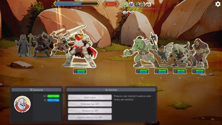 Скриншот 3 к игре Paperclash Tactics