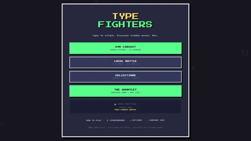 Скриншот 3 к игре Type Fighters