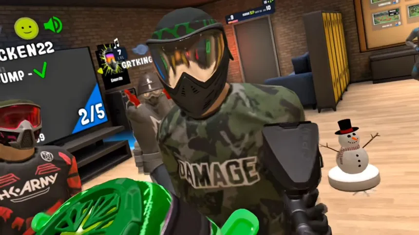 Скриншот 1 к игре Paintball Playground VR