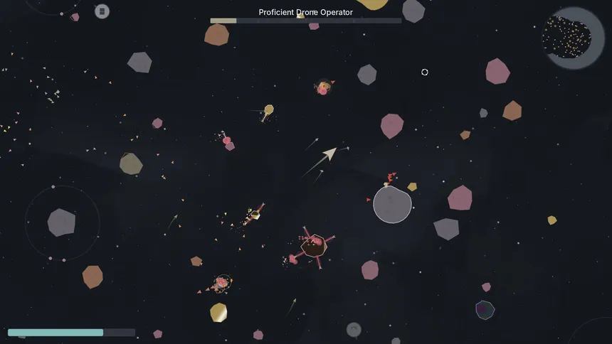 Скриншот 1 к игре Drone Orbit: An Incremental Space Mining Drift