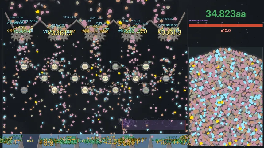 Скриншот 4 к игре Drone Orbit: An Incremental Space Mining Drift