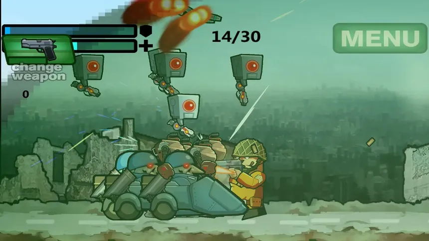 Скриншот 1 к игре Assault of the Robots