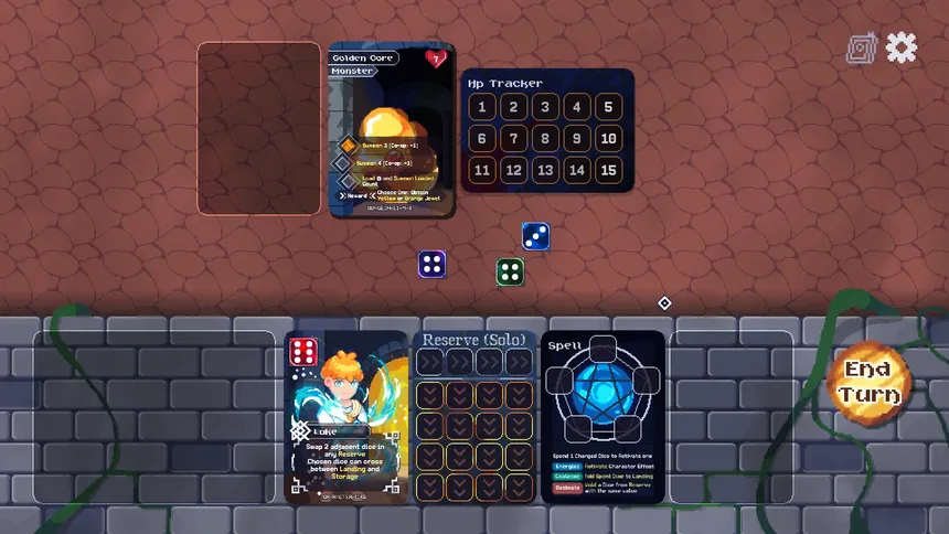 Скриншот 2 к игре Ambrosia ~Dice Spam Dungeon~ PC