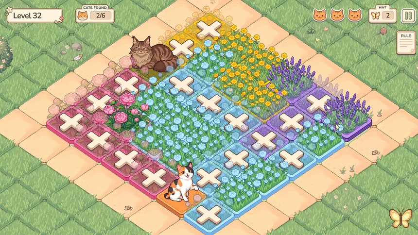 Скриншот 2 к игре Purr in Bloom