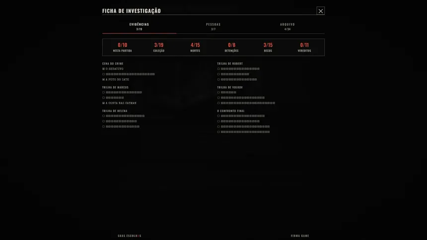 Скриншот 3 к игре Suas Escolhas - O Caso do Magnata Desaparecido