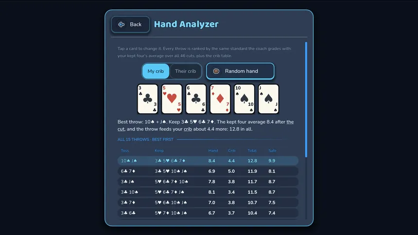 Скриншот 5 к игре Just Cribbage