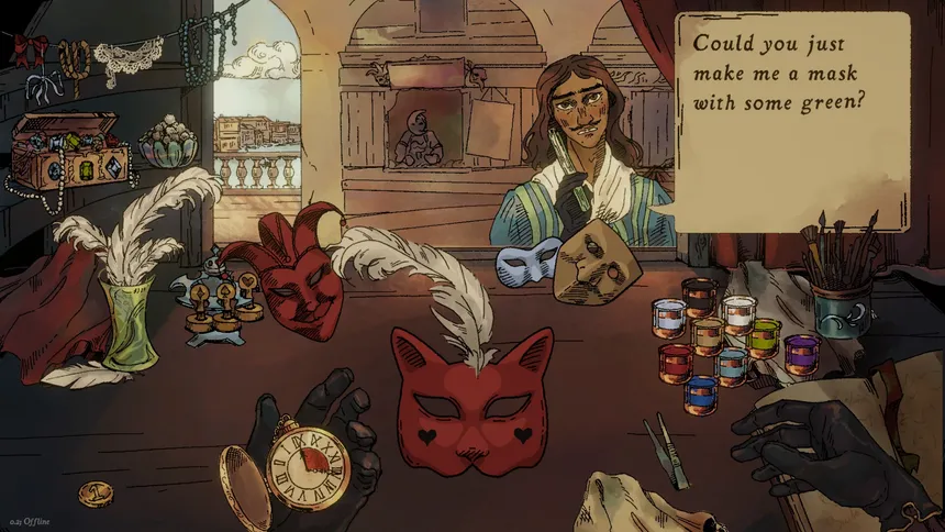 Скриншот 4 к игре Mascareri: Mask Making Simulator