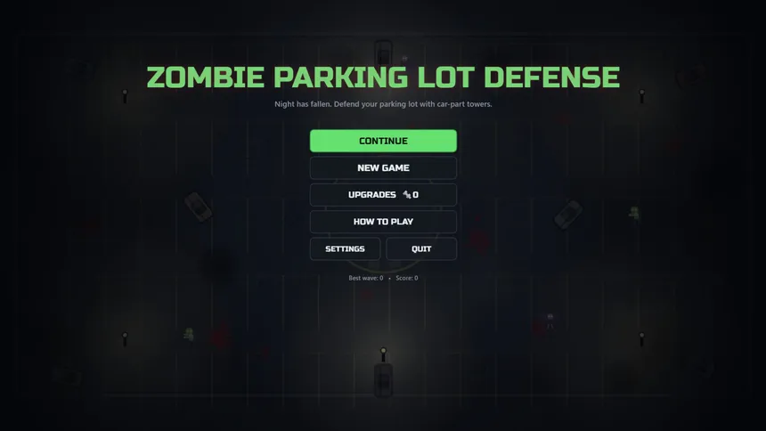 Скриншот 1 к игре Zombie Parking Lot Defense