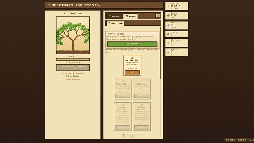 Скриншот 2 к игре Heartwood Incremental