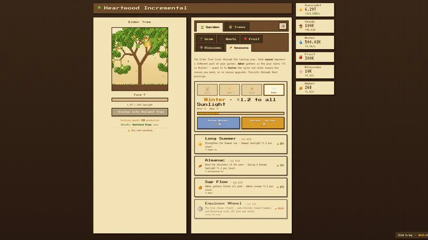Скриншот 5 к игре Heartwood Incremental