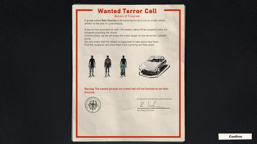 Скриншот 3 к игре SOKO 1977: Anti-Terror Task Force