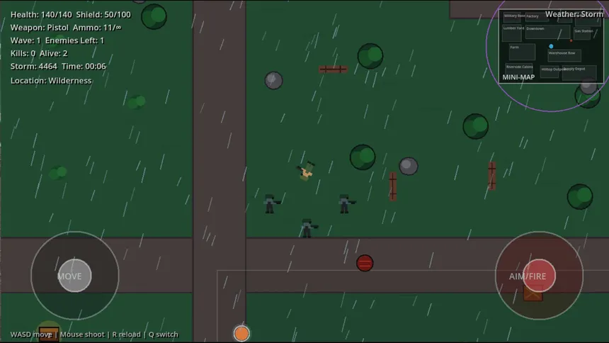 Скриншот 4 к игре Top Down Battle Royale 2D