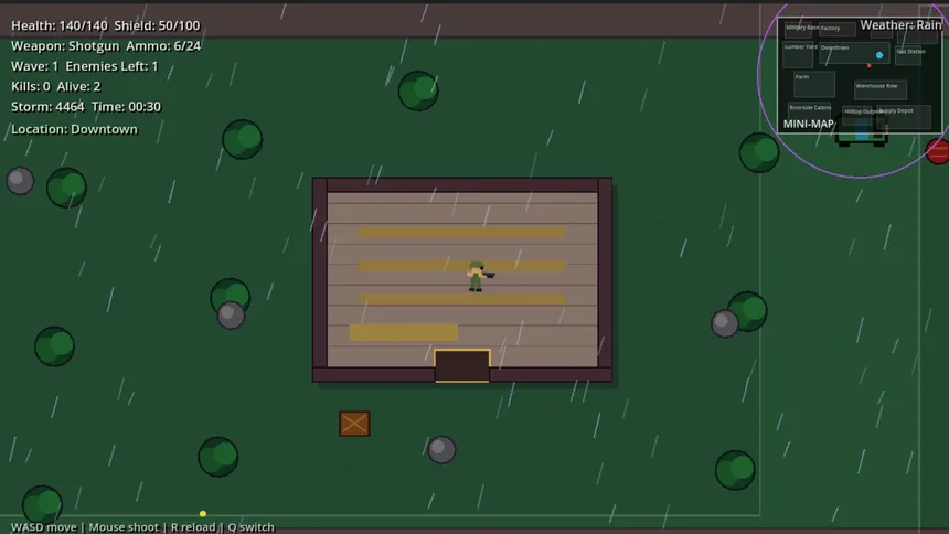 Скриншот 5 к игре Top Down Battle Royale 2D