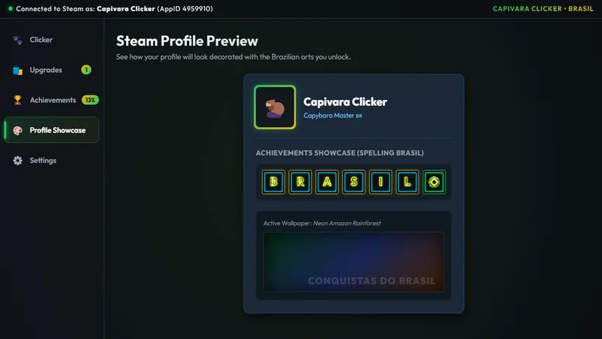 Скриншот 4 к игре Capivara Clicker